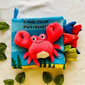 Marine Animals: Cloth Book with 3D Animals and Squeaky & Crinkling Sound (Brand New Book)