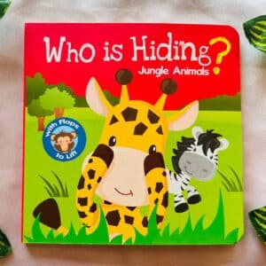 Who Is Hiding? Jungle Animals: Lift-a-Flap Board Book (Brand New Book)