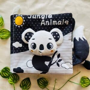 Jungle Animals: Large Sized Cloth Book with 3D Animals, Flaps, Tails and Sound (Brand New Book)