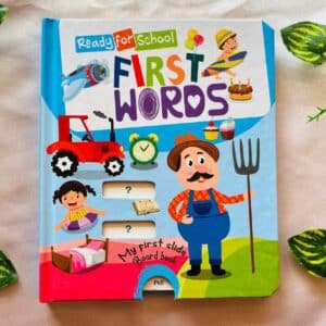 Ready For School First Words: Push-Pull-Slide Board Book (Brand New Book)