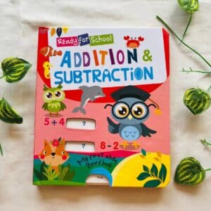 Ready For School: Addition & Subtraction: Push Pull Slide Board Book (Brand New Book)