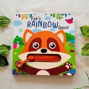 Fox's Rainbow Quest: Zip it Up Board Book (Brand New Book)