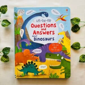 Usborne: Questions And Answers About Dinosaurs: Lift-the-Flap Board Book