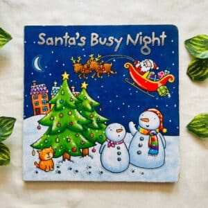 Santa's Busy Night: Board Book
