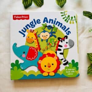 Jungle Animals: A Fold-Out Book With Mirror