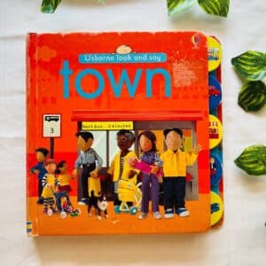 Usborne Look And Say: Town Board Book