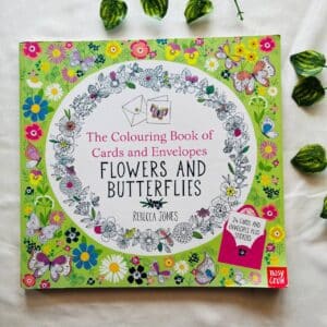 The Coloring Book of Cards and Envelopes Flowers And Butterflies