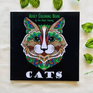Adult Colouring Book: Cats