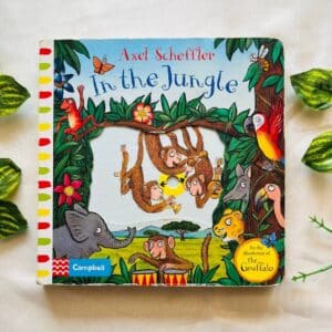 In the Jungle: Push Pull Slide Board Book