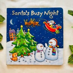Santa's Busy Night: Board Book