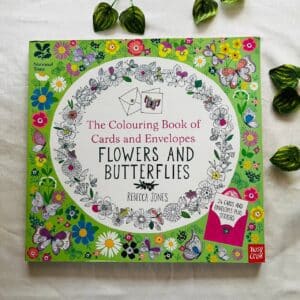 The Colouring Book of Cards and Envelopes Flowers and Butterflies