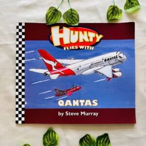 Hunty Flies With Qantas