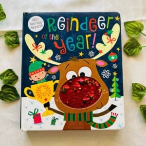 Reindeer of the Year Board Book (with two-way sequins)