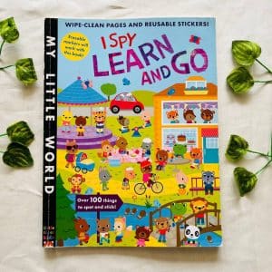 I Spy Learn and Go Wipe Clean Book