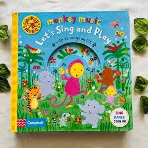 Monkey Music Let's Sing and Play Board Book ( No CD)