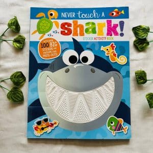 Never Touch a Shark Activity Book (some stickers and pressouts used)