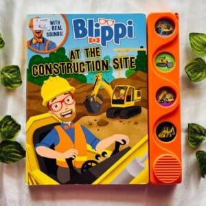 Blippi At The Construction Site: Sound Book