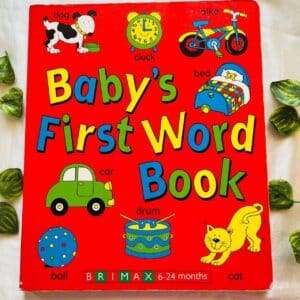 Baby's First Word Book: Large Board Book