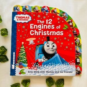Thomas & Friends The 12 Engines of Christmas: Shaped Tabbed Board Book
