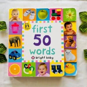 First 50 Words: Tabbed Board Book With Over 25 Flaps