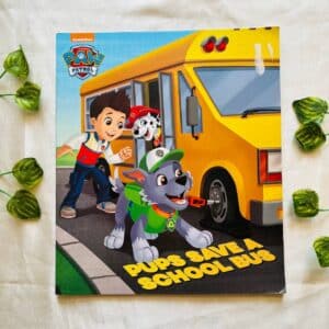 Paw Patrol Pups Save a School Bus: Picture Story Book