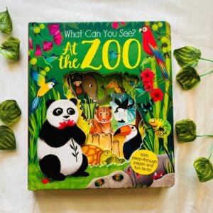 What Can You See? At the Zoo: Peep-Through Board Book