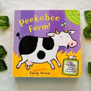 Peekaboo Farm! Board Book With Big Flaps and Mirror