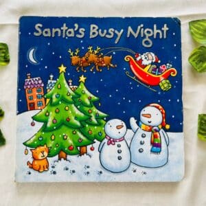 Santa's Busy Night: Board Book