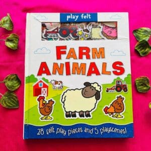 Farm Animals: Board Book With Felt Play Pieces