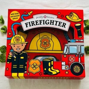 Firefighters Play Set: With Book and Puzzle Pieces
