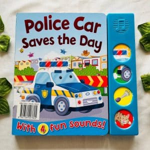 Police Car Saves the Day: Sound Book