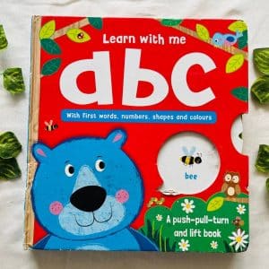 Learn With Me ABC: Push Pull Turn Board Book