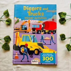 Diggers and Trucks Sticker Activities