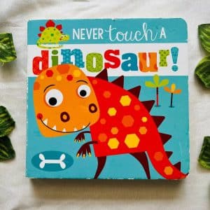 Never Touch a Dinosaur! Board Book