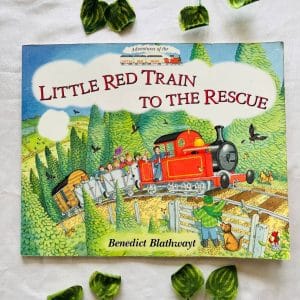 Little Red Train to the Rescue: Picture Story Book