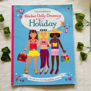 Usborne activities: Sticker Dolly Dressing Holiday