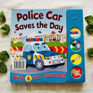 Police Car Saves the Day: Sound Book