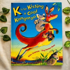 K Is For Kissing a Cool Kangaroo