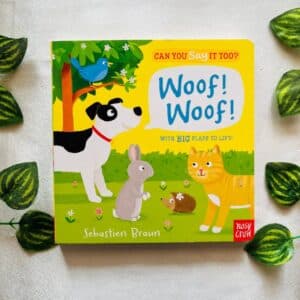 Woof! Woof! Board Book With Big Flap