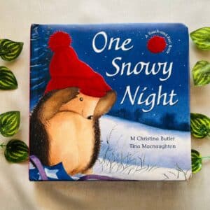 One Snowy Night: Board Book
