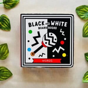 Words: Black and White Board Book