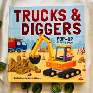 Trucks and Diggers Pop up Board Book