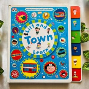 Lift and Learn Town: Large Lift the Flap Board Book