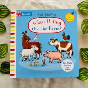 Who's Hiding On the Farm? Board Book With Felt Flaps